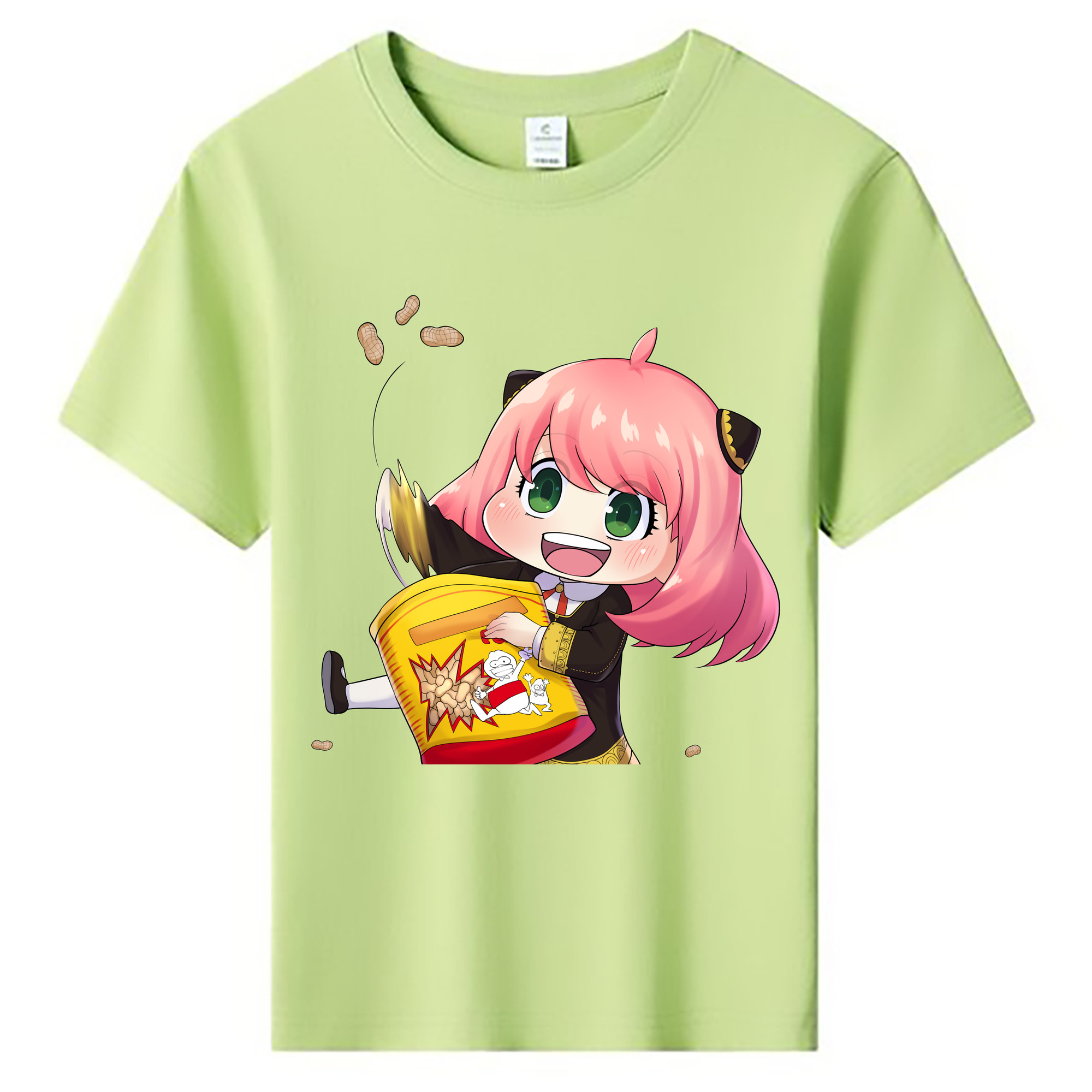 （画像用） SPY×FAMILY间谍家家酒 綿100％キッズTシャツ（フロントプリント）